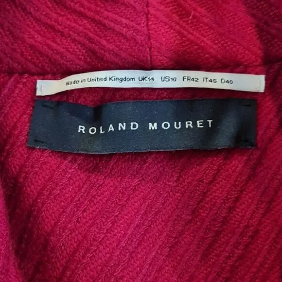 Roland Mouret Denham Women‎ Long Coat  - Size: 10 - Picture 7 of 12